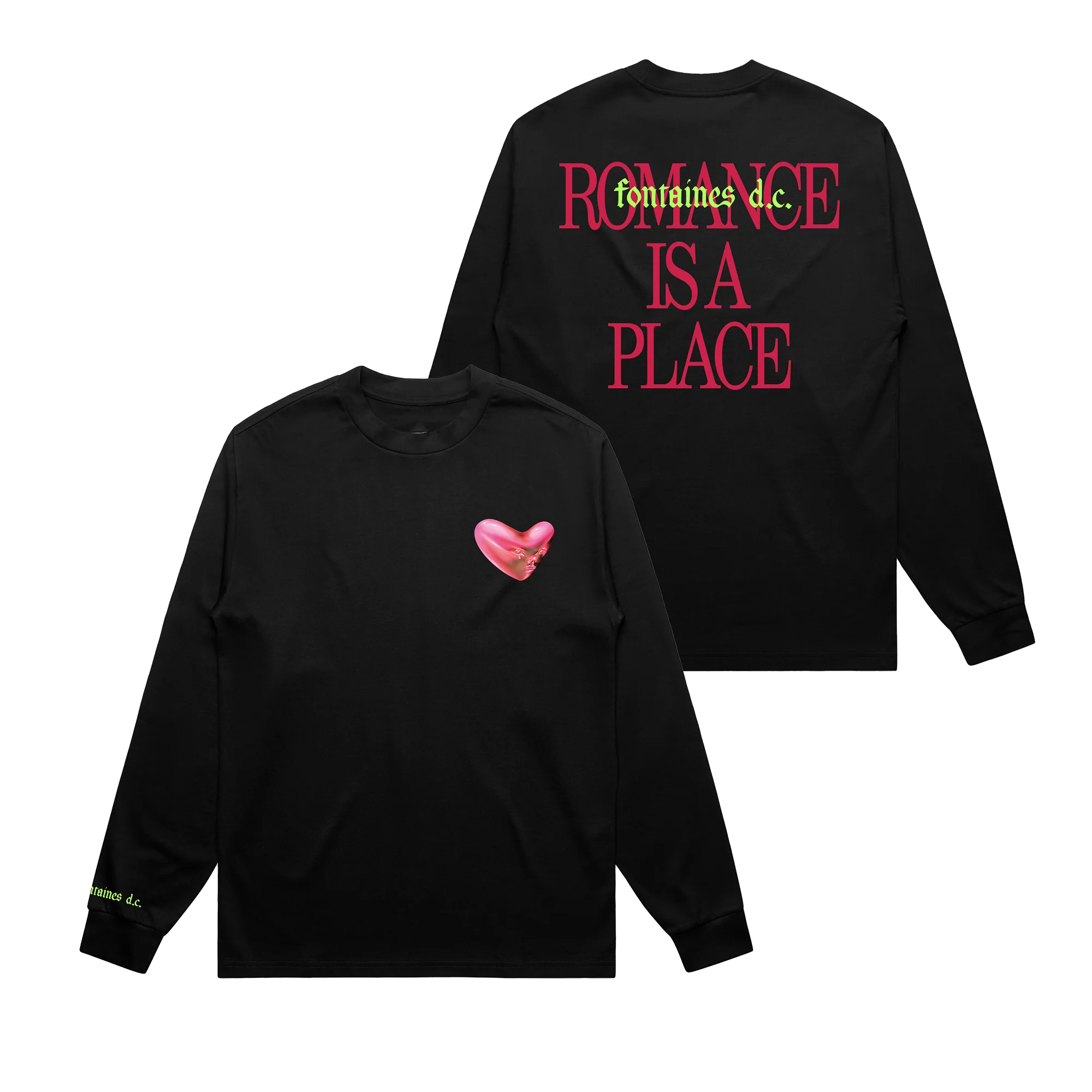 Romance Is A Place | Black Longsleeve - Image 3